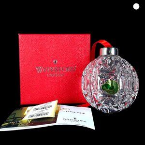 Vintage 1999 Waterford Crystal Ornament Annual Christmas Ball Ireland BOXED